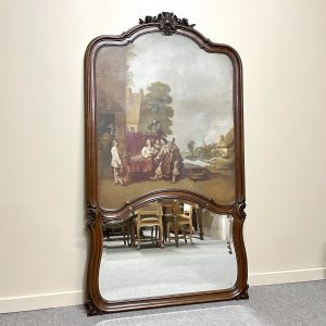 19th Century French Trumeau Mirror