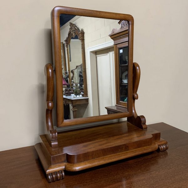 Victorian Figured Mahogany Mirror c.1880