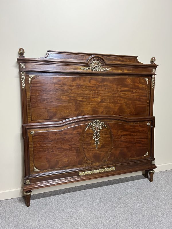 French Mahogany Queen Size Bed