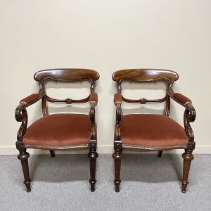 Fine Mahogany Armchair c.1840 - 2 Available