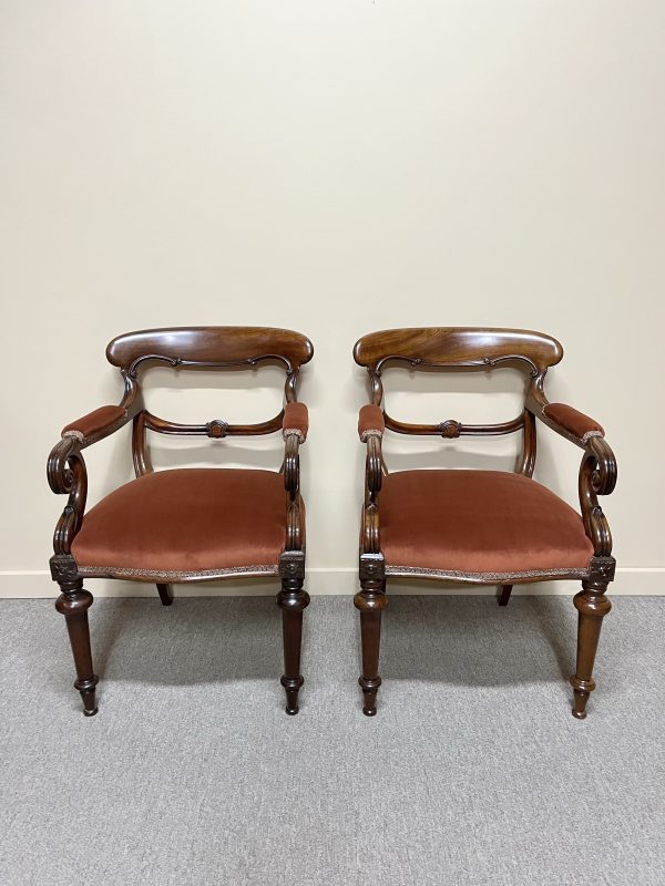 Fine Mahogany Armchair c.1840 - 2 Available