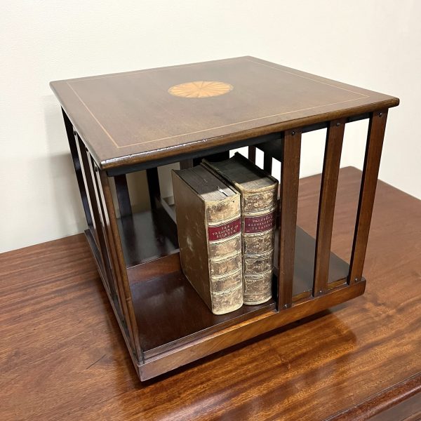 Edwardian Table Top Revolving Bookcase