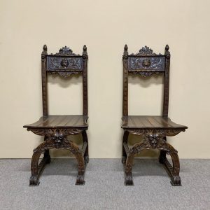 French Renaissance Revival Hall Chair - 2 Available
