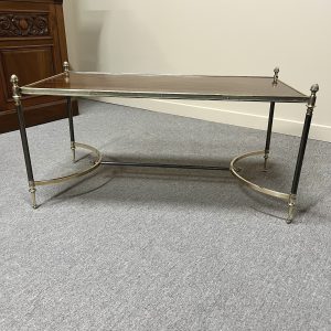French Vintage Brass Coffee Table