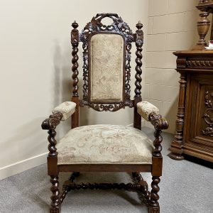 Large 19th Century French Oak Armchair