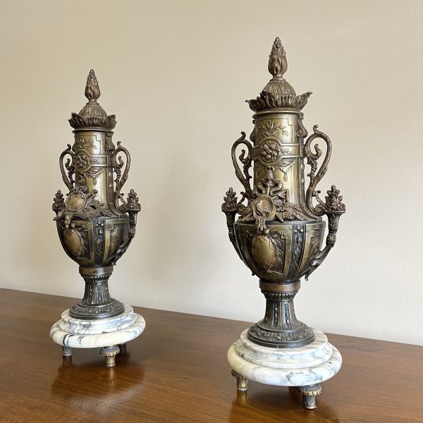 Pair of French Antique Urns