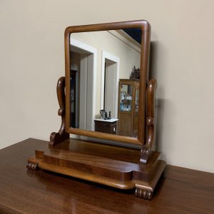 Victorian Figured Mahogany Mirror c.1880