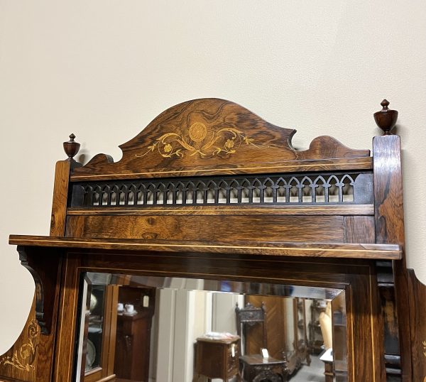 Fine Inlaid Rosewood Sideboard, c.1900