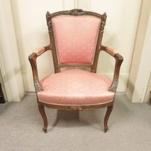 French Louis XVI Style Fauteuil, c.1900