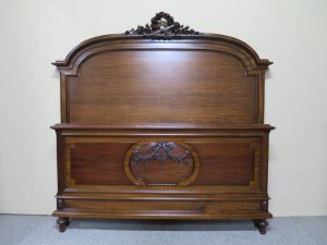 French Mahogany Louis XVI Style Bed