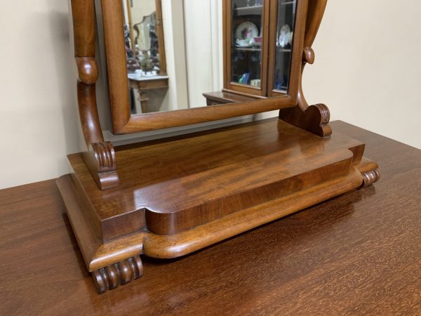 Victorian Figured Mahogany Mirror c.1880