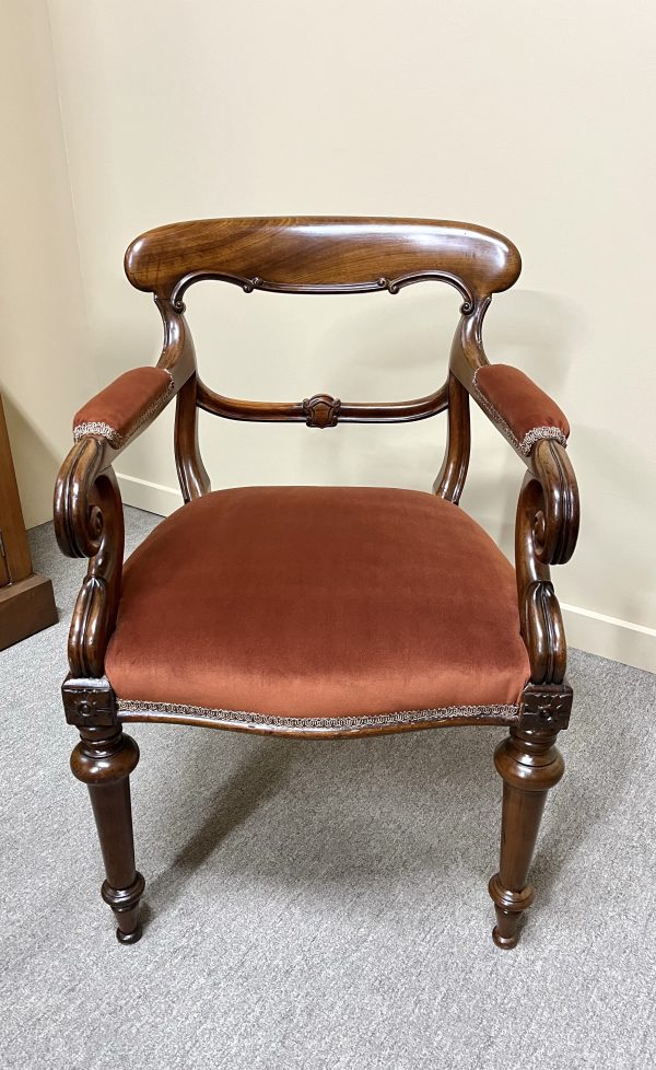 Fine Mahogany Armchair c.1840 - 2 Available