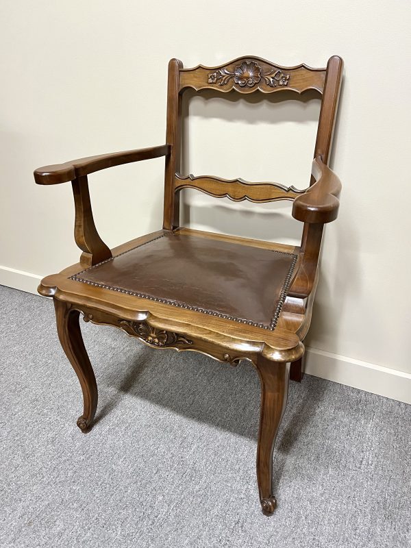 French Cherrywood Armchair / Desk Chair