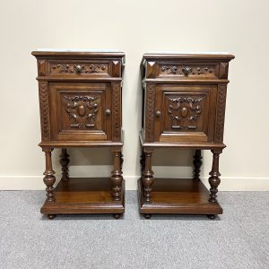 Fine Pair of Henri II Bedside Cabinets