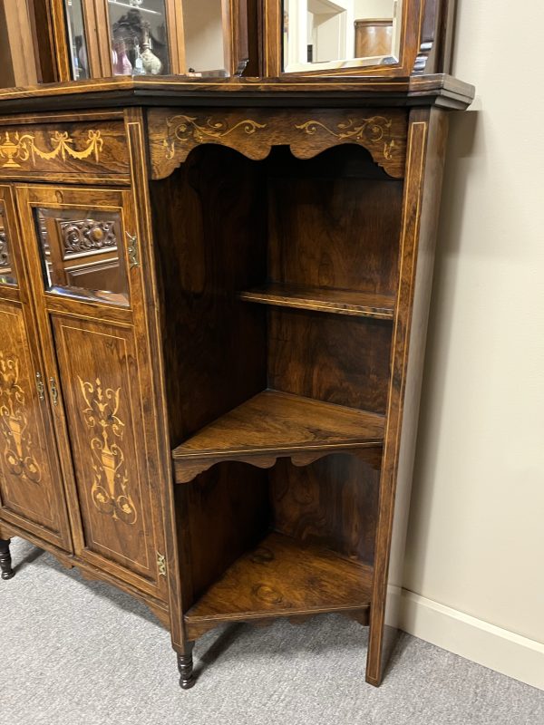 Fine Inlaid Rosewood Sideboard, c.1900