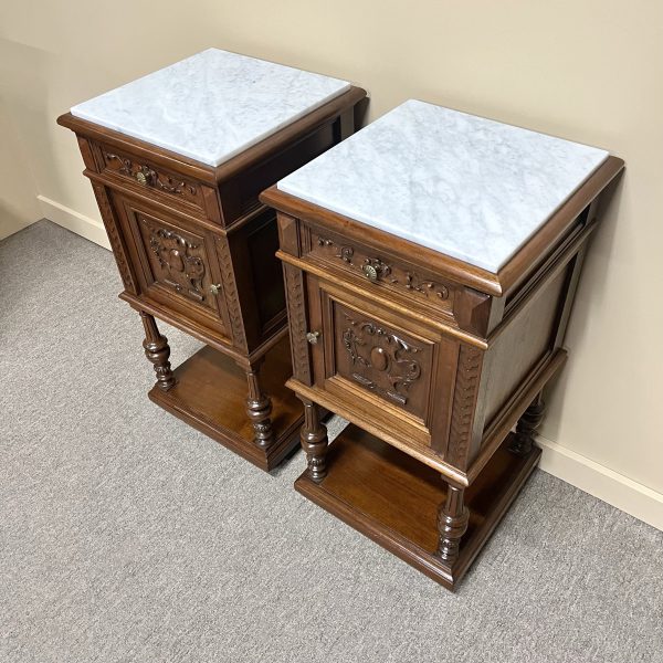 Fine Pair of Henri II Bedside Cabinets