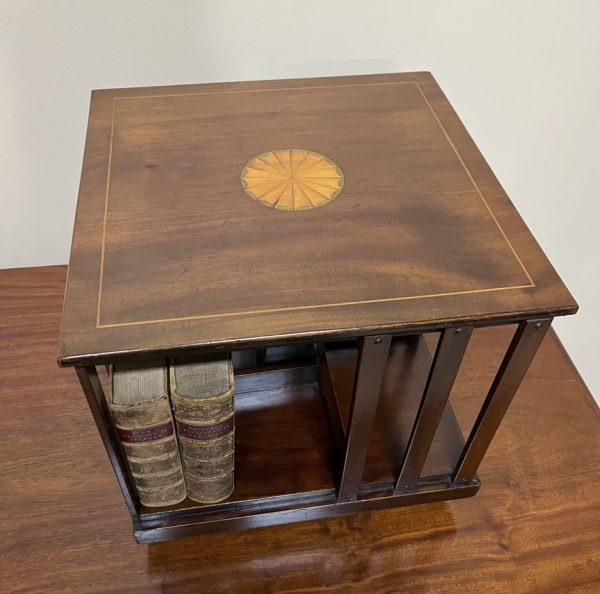 Edwardian Table Top Revolving Bookcase