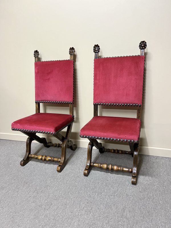 Pair of French Hall Chairs