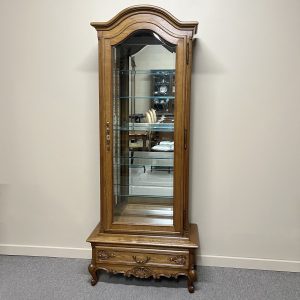 French Oak Vitrine in the Louis XV Style