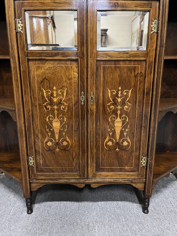 Fine Inlaid Rosewood Sideboard, c.1900