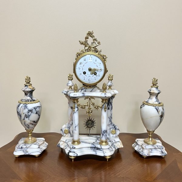 Antique French Portico Clock c.1890