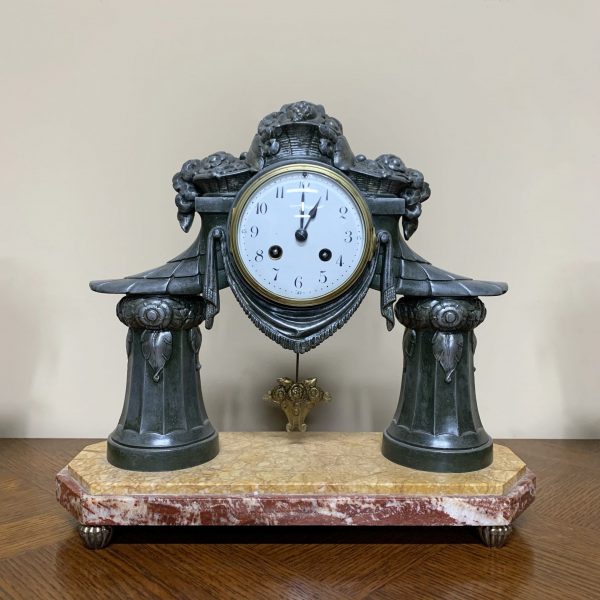 French Art Deco Clock Set