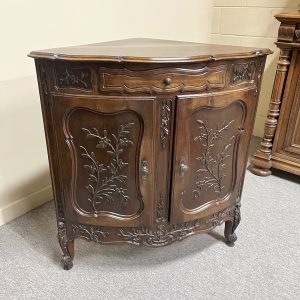 French Provincial Corner Cabinet