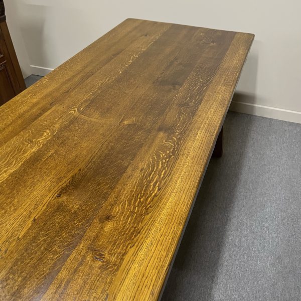 French Arts & Crafts Oak Dining Table