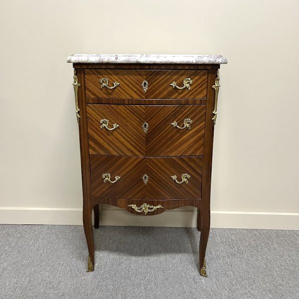 Pair of French Bedside Commodes, c.1920