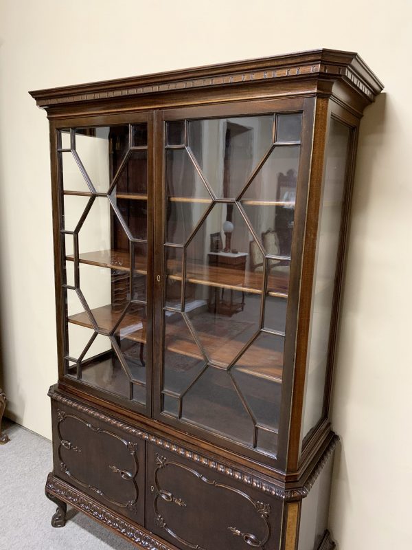 Chippendale Style Mahogany Cabinet