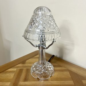 Vintage 1930's Cut Glass Table Lamp
