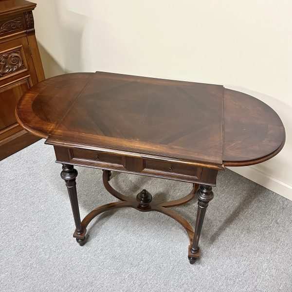 French LXVI Style Drop Leaf Table c.1900