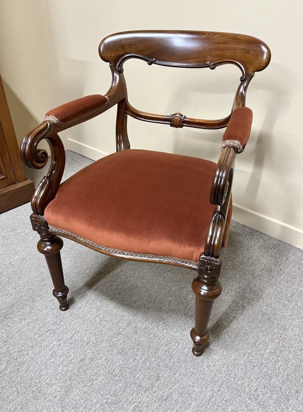 Fine Mahogany Armchair c.1840 - 2 Available