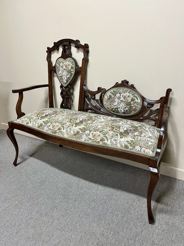 Edwardian Walnut Settee