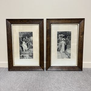 English Victorian Period Framed Print - 2 Available