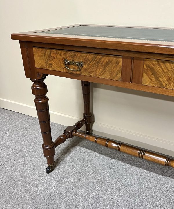 Edwardian Walnut Writing Table