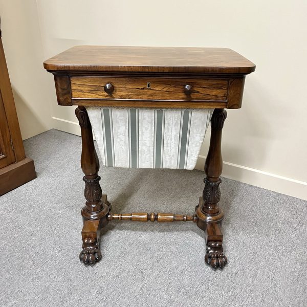 Quality Early Victorian Work Table