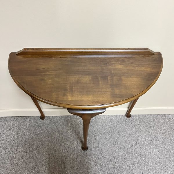 1920's Half Round Hall Table