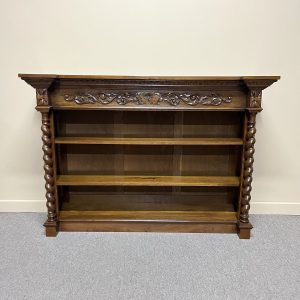 French Oak Open Bookcase