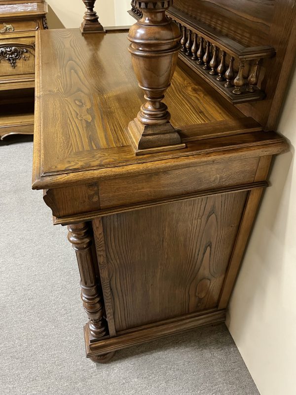 19th Century French Oak Buffet Deux Corps