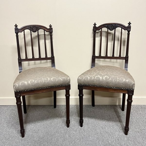 Fine French Mahogany Chair - 2 Available
