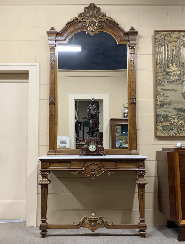 Napoleon III Period Console and Mirror