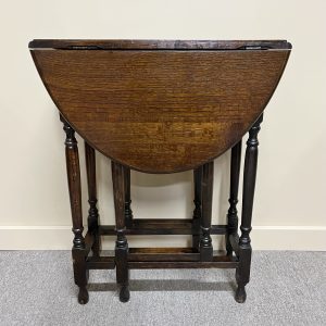 1920's Small Oak Gateleg Table