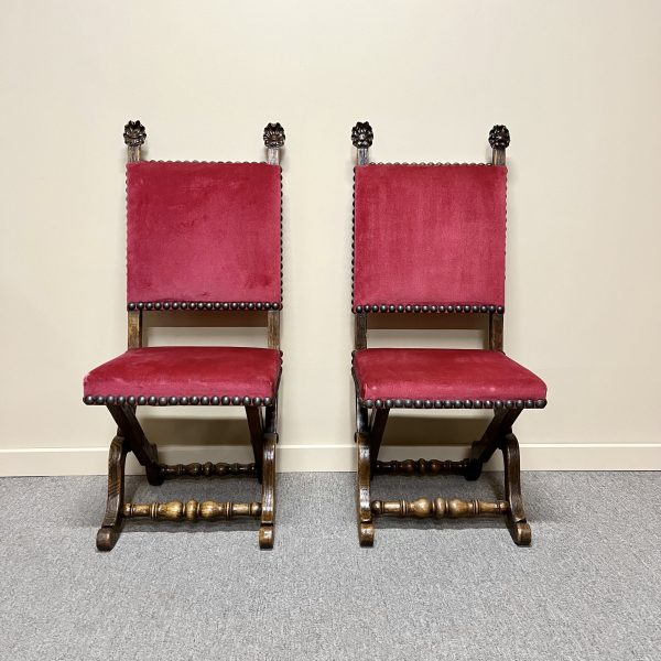 Pair of French Hall Chairs