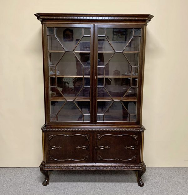 Chippendale Style Mahogany Cabinet