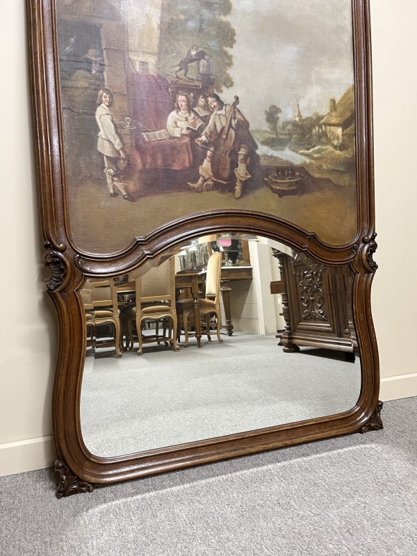 19th Century French Trumeau Mirror