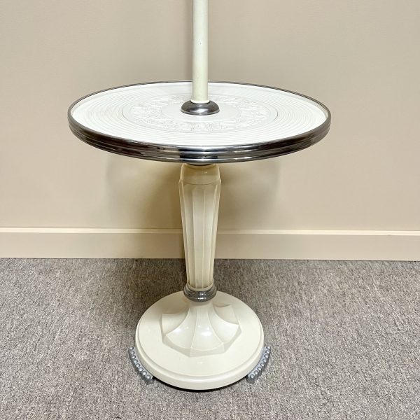 Art Deco Bakelite Floor Lamp Table