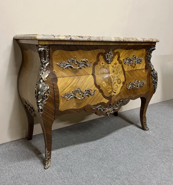 French Parisian Marquetry Commode
