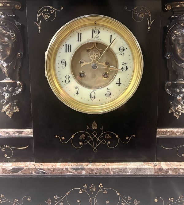 Victorian Marble Mantel Clock