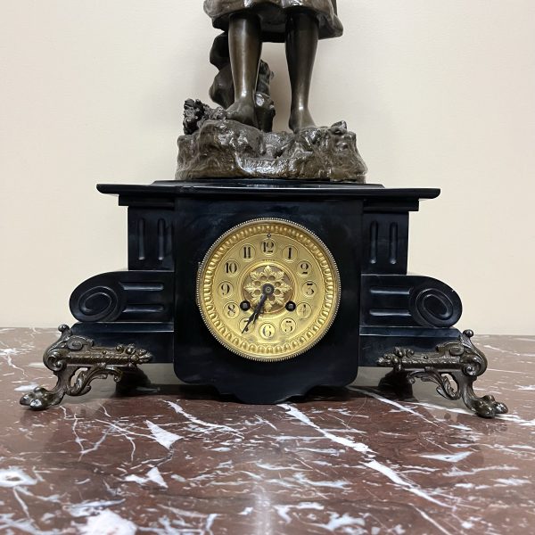 19th Century French Figural Clock